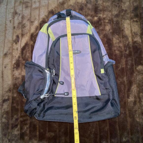 Eddie Bauer Black/Gray Padded Insulated Backpack Older, Clean Condition - Picture 6 of 7